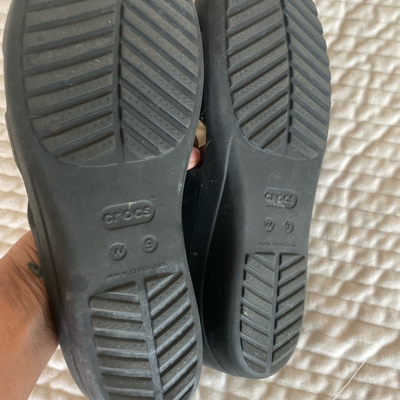 WOMENS DUAL CROC COMFORT WEDGE HEEL SHOES SIZE 9 - Picture 4 of 6